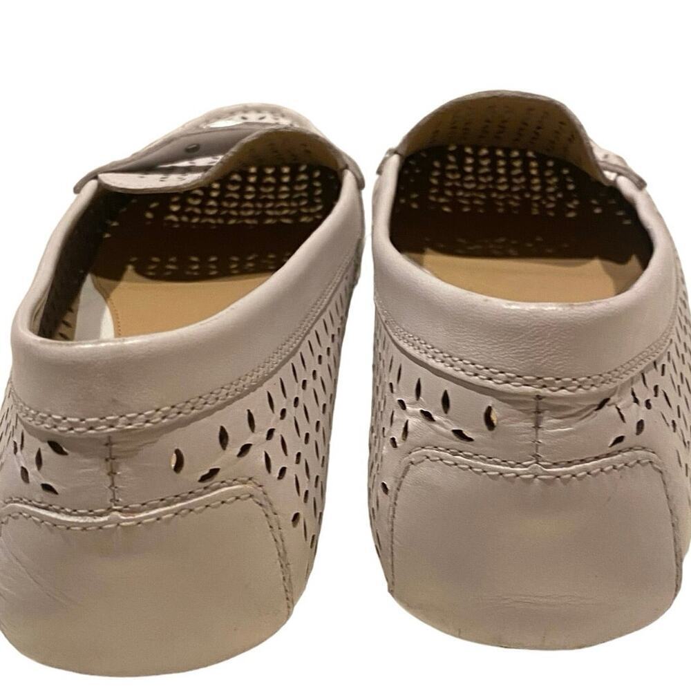 MICHAEL KORS Women's Loafers, White Leather Upper, Rubber Outsole, 9.5, Flats - Picture 3 of 10